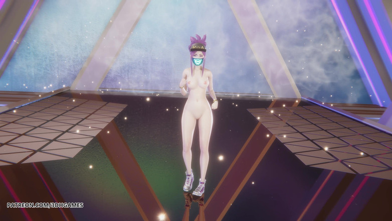 3D-Hentai Games: Mmd Aespa - Giải đấu thoát y gợi cảm Supernova Akali hentai...