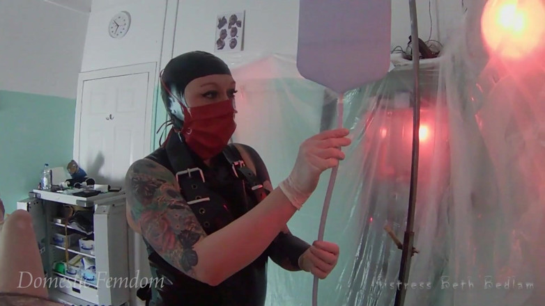 Domestic femdom: Modified Part 1 - Stapling up the Mangina
