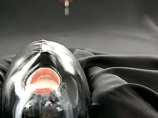 indecentlovers: MILF Slave Receive Milk Enema From Her Master