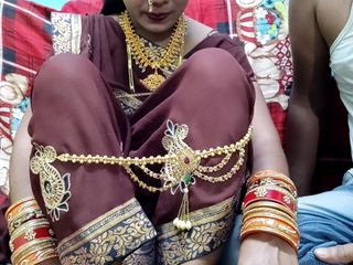 Mumbai Ashu: Indisk het tjej saree sex