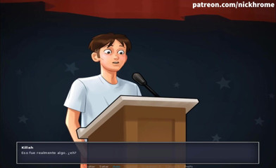 Cartoon Universal: Summertime saga part 66 - Art teacher blowjob ( Spanish sub)