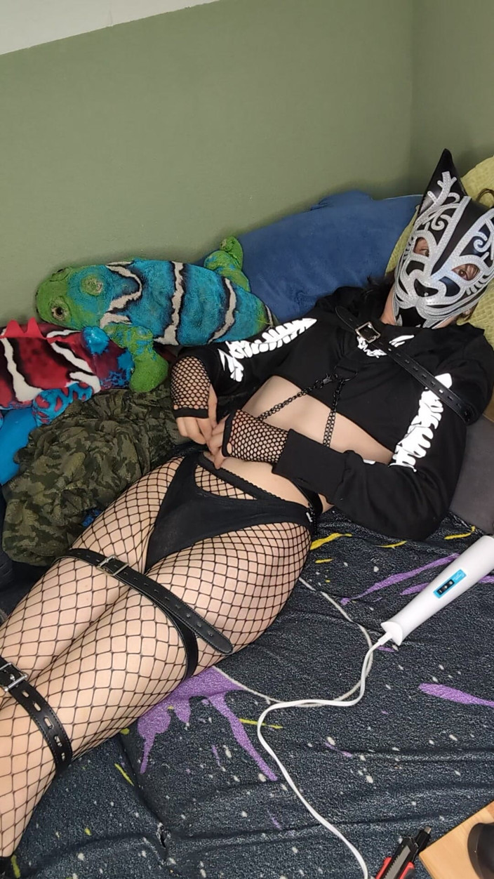 AJ_the_catgirl: Edging with Wand 2