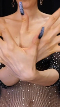 Small Tits and Long Nails Worship