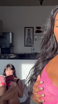 Ffucking with My Brazilian Friend Muse of Carnival We Rub and Cum with Our Vibrator