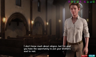 Porny Games: Treasure of Nadia - Eating pussy on the church's altar (1/4)
