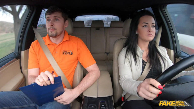 Fake Driving School: Learner Bent Over and Fucked