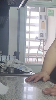 Stepmom Fucked in the Kitchen, Only Fans in Slow Motion, Blowjob