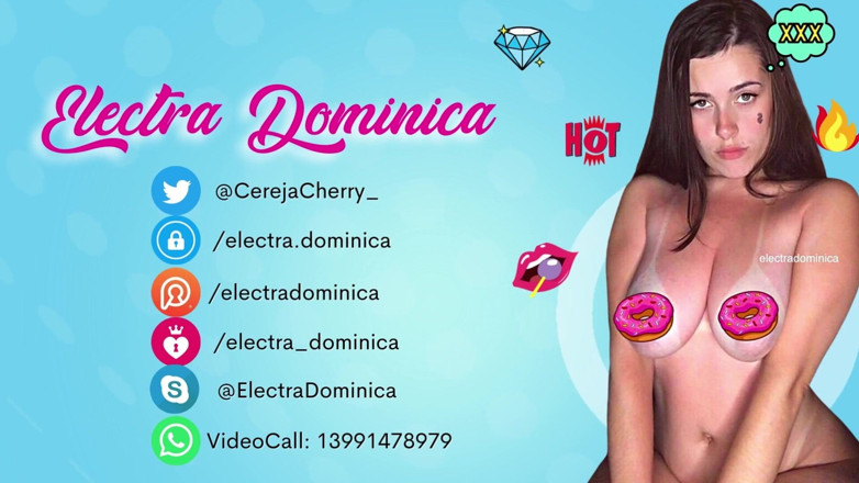 Electra Dominica: Hot perfect body enjoying with