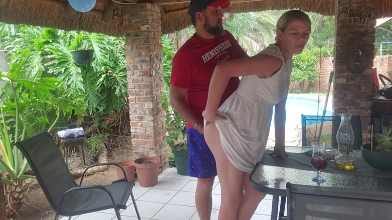 Sparowdox: Fucking the Neighbors Wife on the Patio Were He Can...