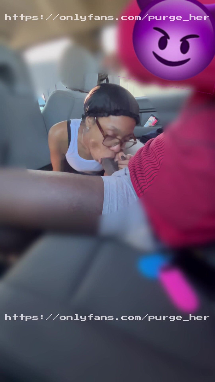 Purge_her: Pretty Four Eyed Girl Gets Cum in Her Mouth