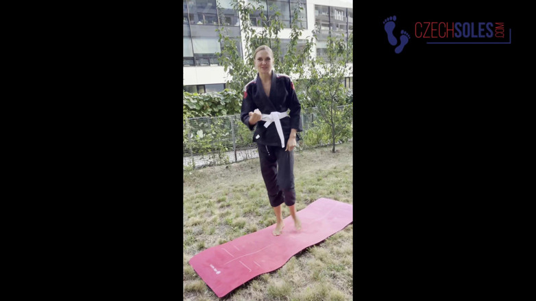 Czech Soles - foot fetish content: Karateka Feet Goddess