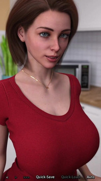 Summer Heat Ep03 - Big Natural Boob Obsessed with His Huge Cock, Horny Busty Slut Wants His Big Cock - 3D Porn Game
