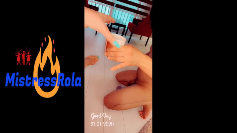 Mistressrola: Arabska kochanka Rola Niewolnik twarz bicie