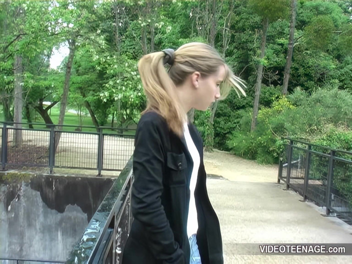 Videoteenage: Shy 18 Year Blonde Girl Does Another Porn Casting