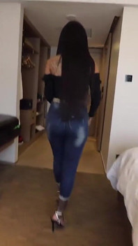 Johntronx - Unreal Amateur Asian in Tight Jeans Sucks My Dick