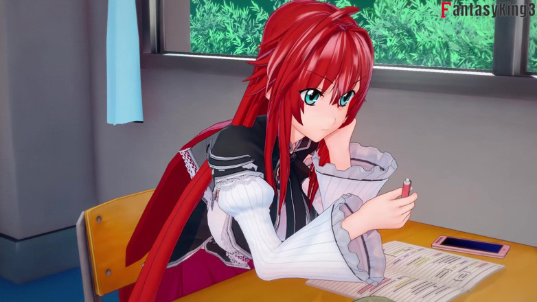 Fantasy king: Rias Gremory Menjemput Saya Untuk Berkongkek Selepas Kelas - Dxd Ntr...