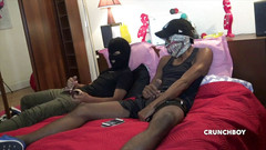 Jess Royan XXX: Pieprzony na oklep przez 2 seksowne młode hebanowe proste