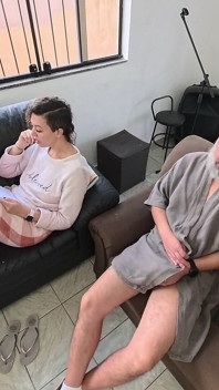 Stepdaddy Is a Pervert, and She Obediently Swallows It All.