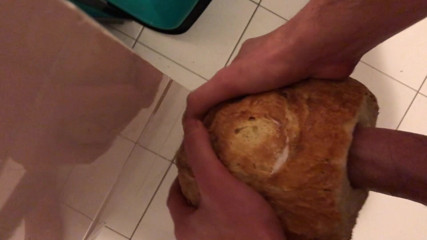Francesco Spinozzi: fucking bread with cum