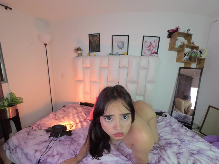 CuttiejennieVR: Nackte fußanbetung pOV