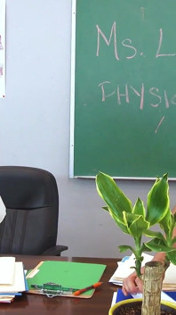 Horned up Professor Can't Teach When She Has Cock on Her Mind