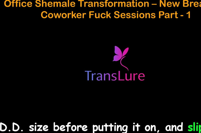 TransLure: English Audio Sex Story - Office Shemale Transformation - New Breasts &amp; Coworker...