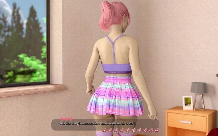 3D cartoon porn: Ayudando a las bellezas 39 - Belle descubre a Eves travieso juguete...