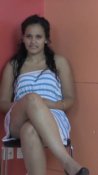 Young Student Nora L'amour on the Casting - Part 1