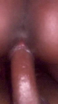 SlowMotion reverzní cowgirl BBC klouzání v krémové těsné šťavnaté sexy kundičce POV