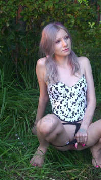en la naturaleza! - ¡Rubia jugosa!