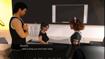 Dirty GamesXxX: Как мы встретились: шаловливая девушка и ее сахарный папочка делают массаж - Эпизод 6