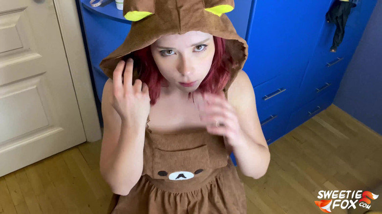 Sweetie Fox: Man hard doggy fuck and facefuck babe with big ass -...
