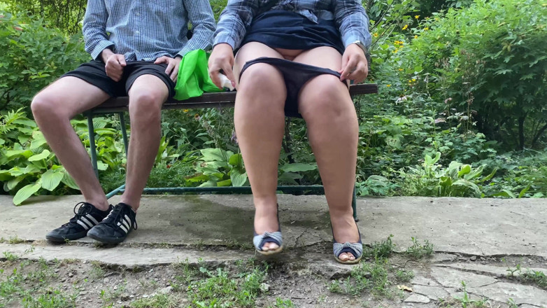 OurFetishLife: MILF unforgettable outdoor piss fountain lets stepson take her dirty...