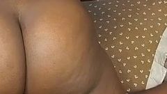 Ebony Wearing Bumshort Gets Fucked Hard by a BBC