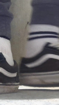 Moje nohy v dodávce