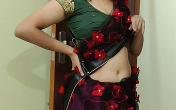 Mallu Guy and Indian Sexy Desi Hot Tamil Aunty in Saree Having Sex and Blow Job – Dirty Talk