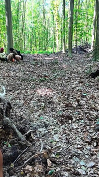A Voyeur in the Forest Fucks 2 Bitches