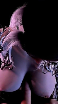 3D Ogromne cycki Azji Cosplay dziwka nago jej duży tyłek i dostał fucked