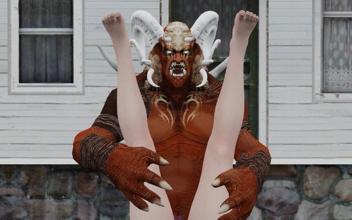 John silva: Red Monster hardcore šukání s velkým čůrákem