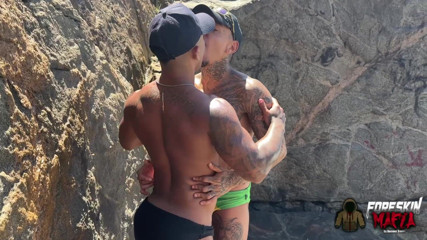 ForeSkinMafia By Boomer Banks: Foreskinmafia: Hayden Gotti Fucks Jhon Prado Gay Sex Beach Anal...