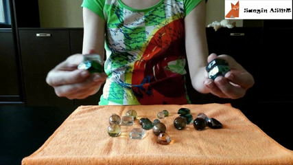 Saegin: 1[ASMR] Glass marbles and pebbles (no talking)