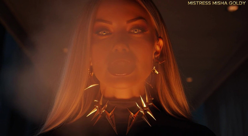 Goddess Misha Goldy: Další dávka mě v tvé hlavě