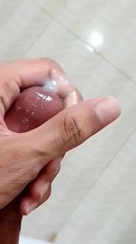 Pre Cum as Lubricant to Masturbate