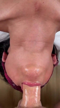 POV Closeup: Face Fuck Leaves Cute Asian Teen Breathless - White Cock Defeats Littlelewdluna in Throat Fuck Domination