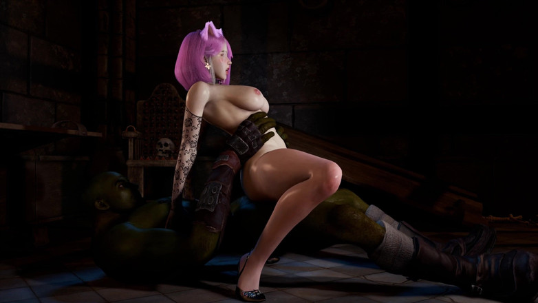 Why fuck so hard: 3D donnona troia coreana tradisce con grande cazzo nero