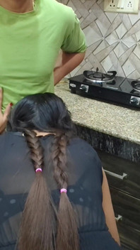 Indian Desi Bhabhi Fucked Hard by Her Devar in Kitchen Hindi