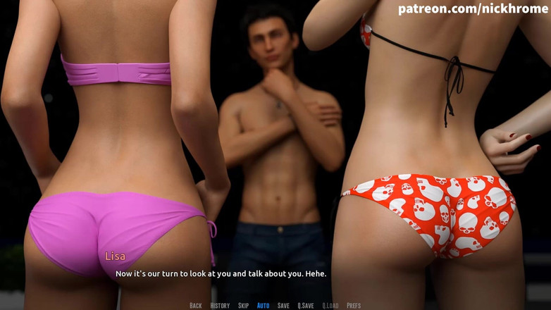 Visual Novels: Staňte se rockovou hvězdou - část 65 - dívky se dostaly do horké vany