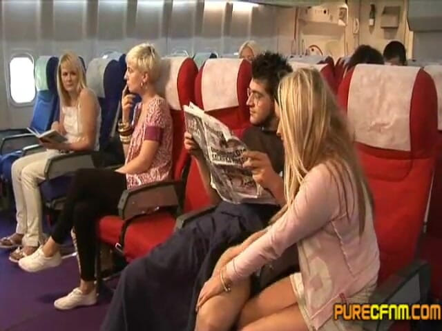 Pure CFNM: Exposed on the Airplane