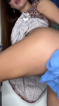 Skinny Teen Shaves Her Pink Pussy