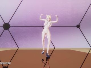 3D-Hentai Games: [mmd] xg - 木偶秀 ahri akali 性感裸体舞蹈英雄联盟无码成人动漫 4k 60fps
